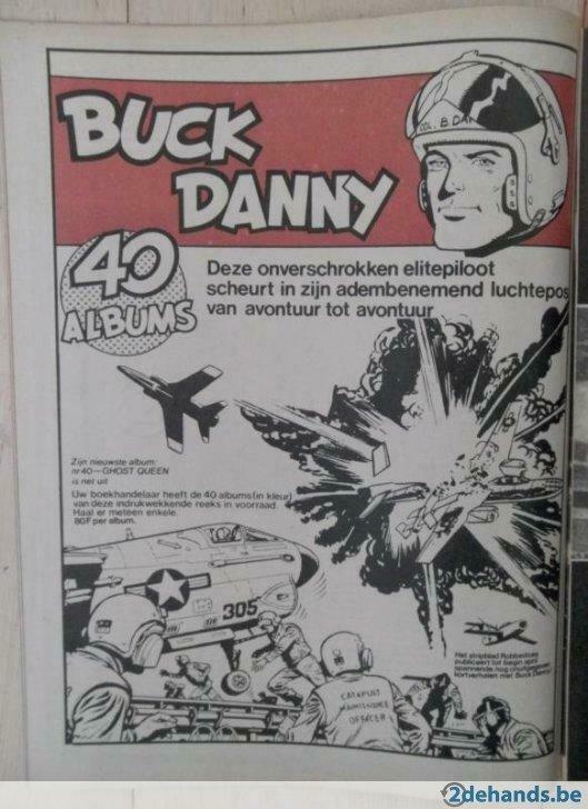 Advertentie Buck Danny albums, Enlèvement ou Envoi, Utilisé