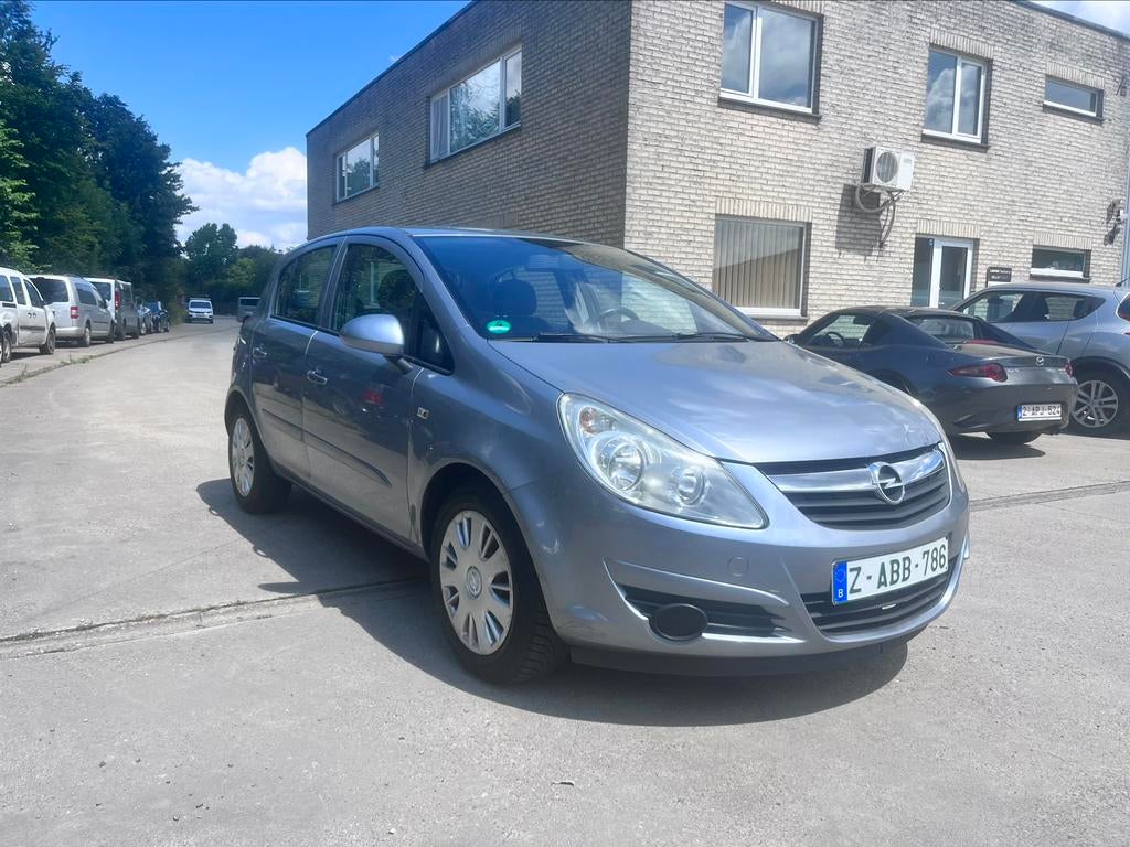 OPEL CORSA 1.2BENZINE VAN 2008 MET 129DKM PERFECTE STAAT AIR, Autos, Argent ou Gris, Achat, Entreprise, Electronic Stability Program (ESP)