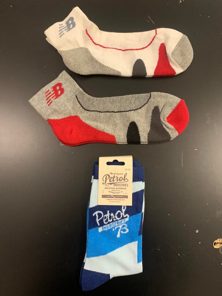 Lot 3 paires de chaussettes homme neuves PETROL et BRICE, Neuf, Taille 39 à 42, PETROL , BRICE