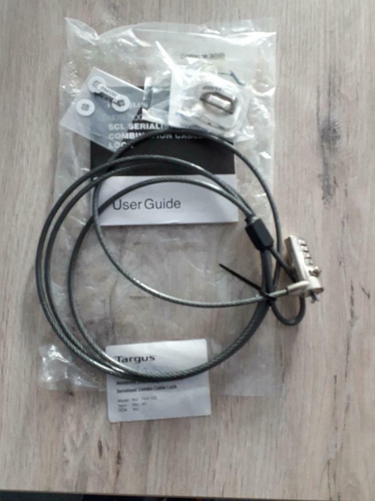 Targus laptop/notebook security Defcon beveiligingskabel, Ophalen of Verzenden, Nieuw