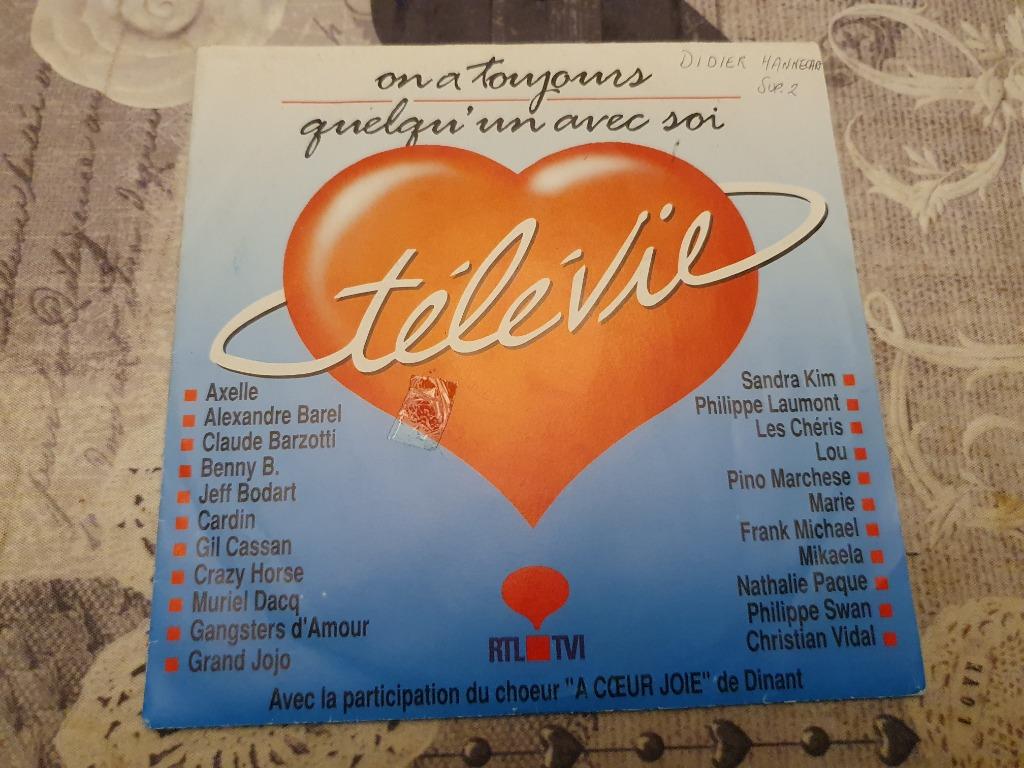 Disque vinyl 45 tours televie, CD & DVD, Enlèvement ou Envoi, Comme neuf