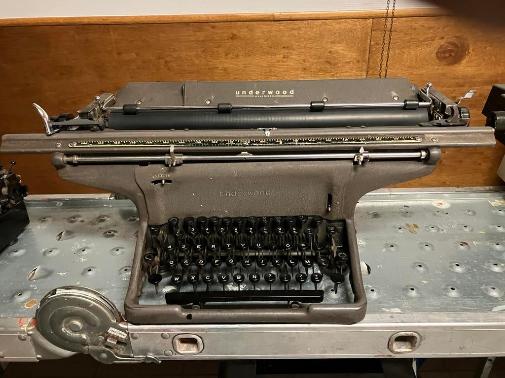 Typemachine, Ophalen