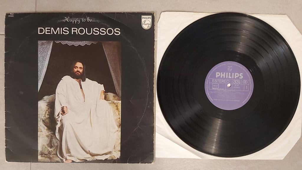 Blij om te zijn... Demis Roussos, Ophalen of Verzenden, Gebruikt, 12 inch