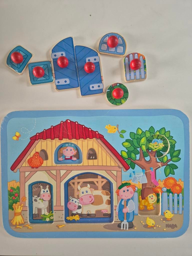 Haba puzzel boerderij, Kinderen en Baby's, Ophalen