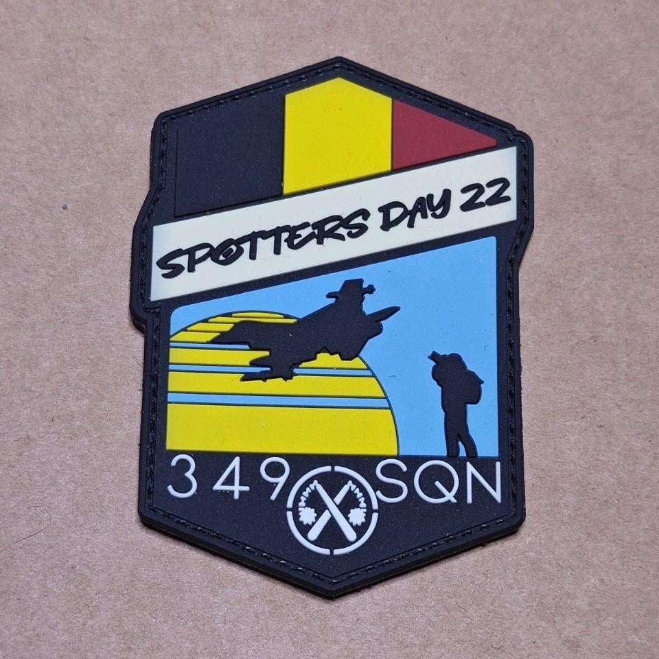349 SQN Kleine Brogel Spotters Day 2022, Ophalen of Verzenden, Luchtmacht, Embleem of Badge