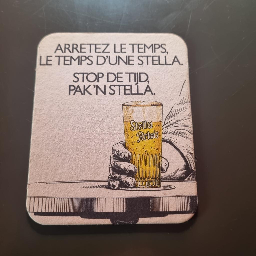 Sous Bock Stella Artois (modèle 69), Ophalen of Verzenden, Gebruikt, Viltje(s), Stella Artois