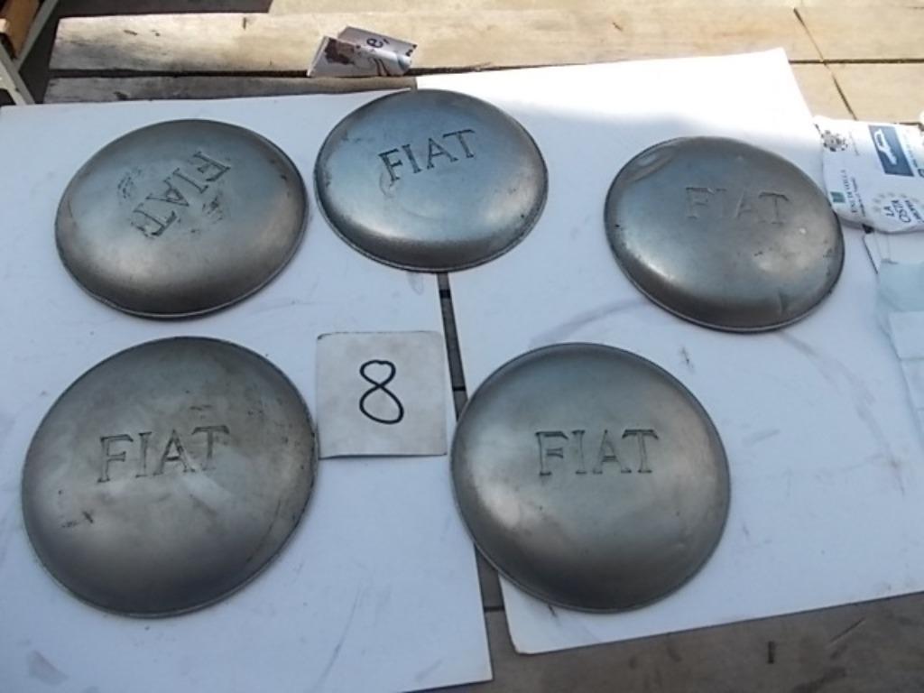Wieldoppen Fiat 1500, Ophalen, Gebruikt, Fiat