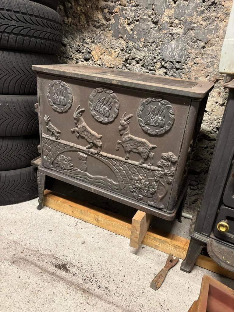 Poele a bois dovre 300 cb, Enlèvement, Utilisé