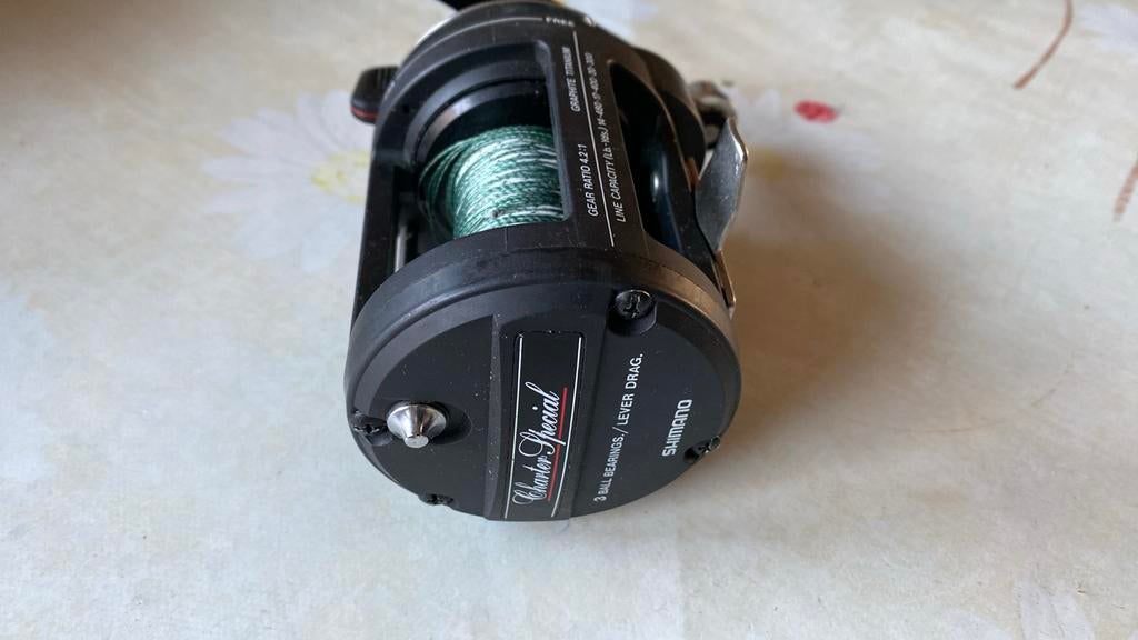 Shimano charter special TR2000 lever drag, Ophalen of Verzenden, Zo goed als nieuw, Molen