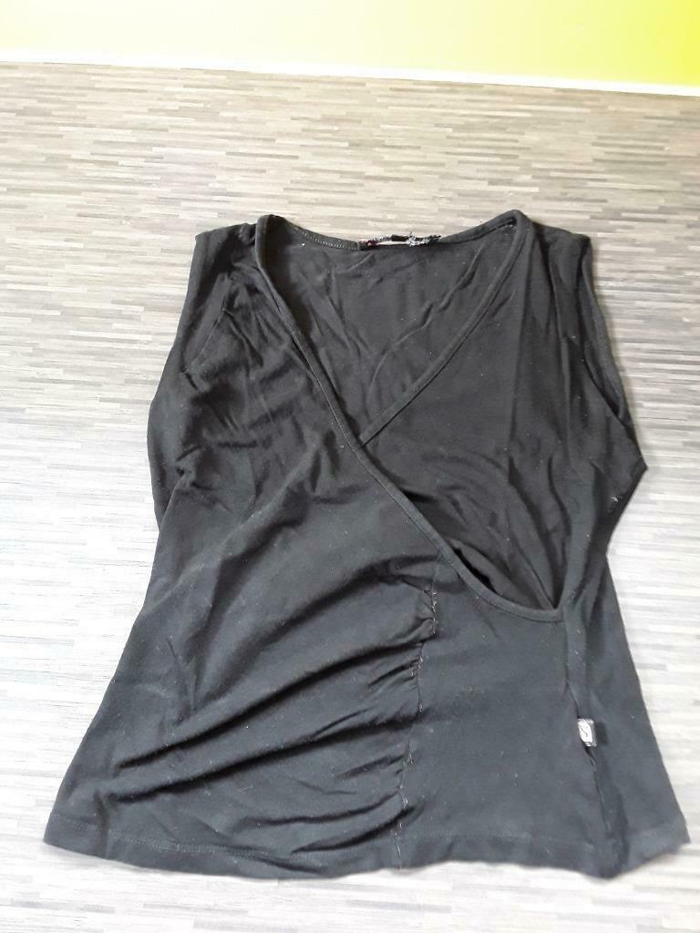 Topje Wonder Woman maat XS/S, Kleding | Dames, Zwart, Ophalen of Verzenden, Zonder mouw, Maat 34 (XS) of kleiner