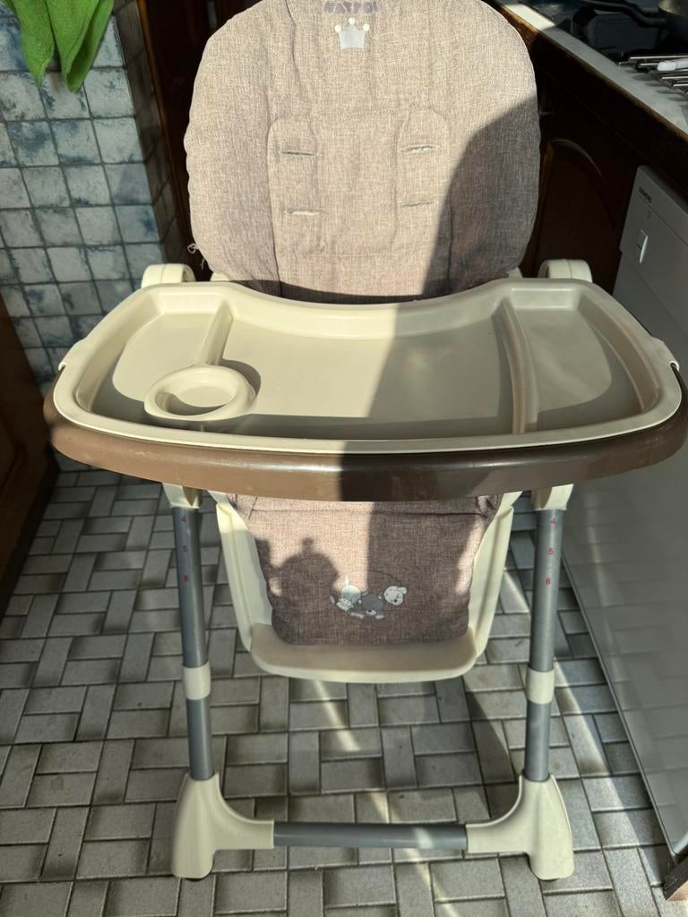 Chaise et table a manger pour bébé + chaise relaxe, Enlèvement, Utilisé