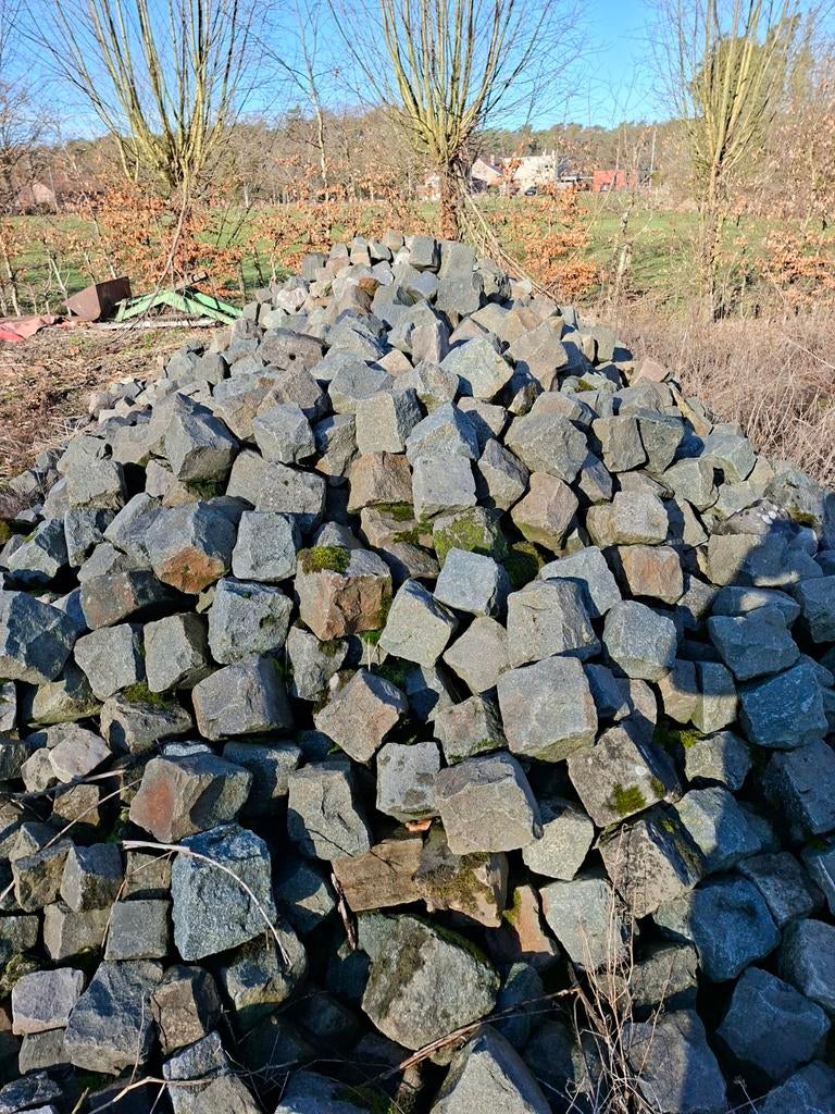 Porphyre pavé 18/18 livré dans un rayon de 15 km, Utilisé, Autres types, 10 m²² ou plus, Enlèvement