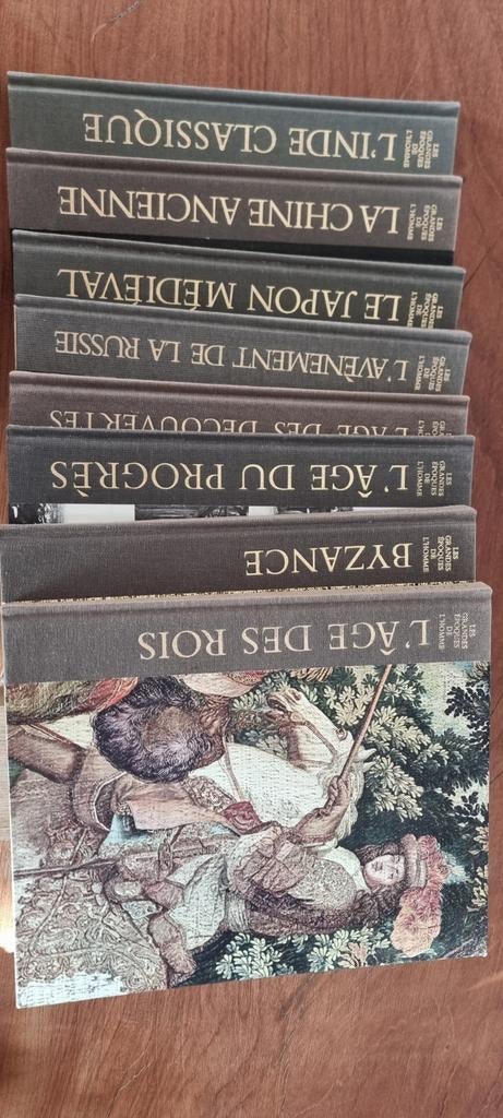Les grandes époques de l'homme,  8 livres, Ophalen, Burchell, Zo goed als nieuw, Los deel