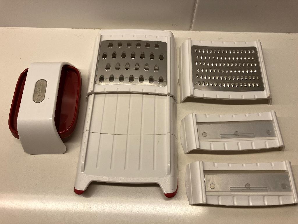 Mandoline en rasp 4 in 1, Ophalen of Verzenden, Nieuw
