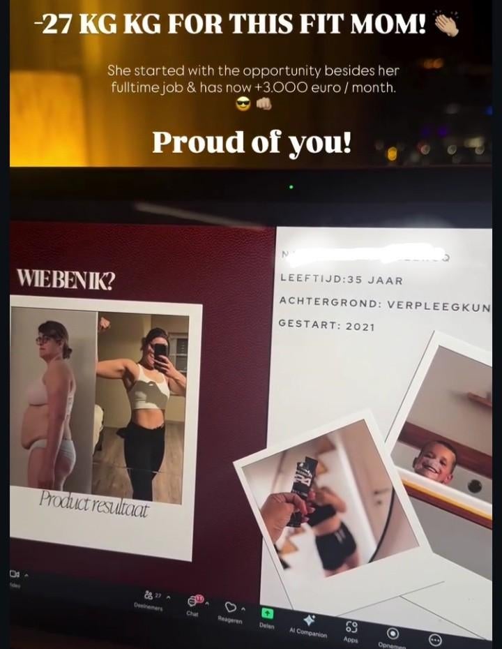 Herbalife Fitcoach/fultime extra inkomen / welzijnscoach, Variabele uren, Starter, Overige vormen, Geschikt als bijbaan