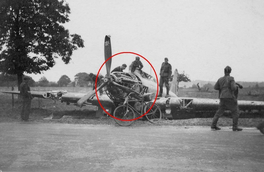 orig. foto - Brits vliegtuig Fairey Battle - RAF WO2, Verzamelen, Verzenden, Luchtmacht, Foto of Poster