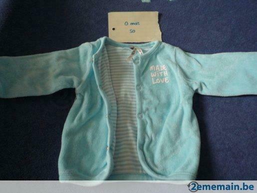 Gilet bébé neutre T50, Enlèvement ou Envoi, Utilisé, Garçon ou Fille, Pull ou Veste