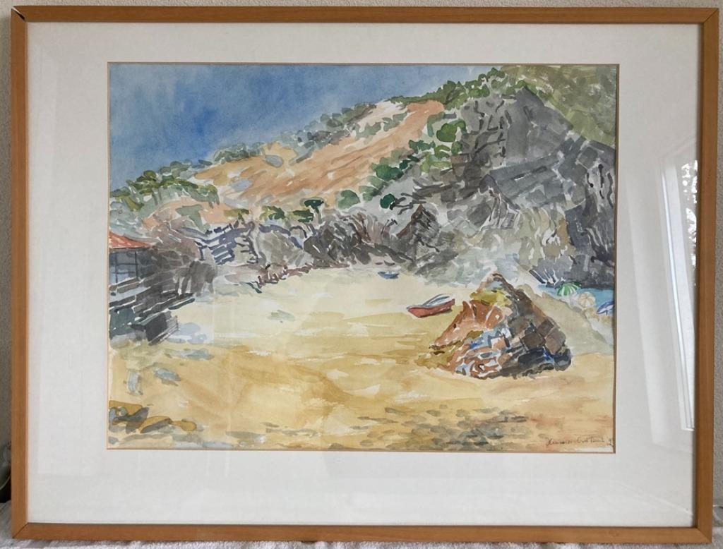 SCHILDERIJ KUST 60x80 cm, Enlèvement