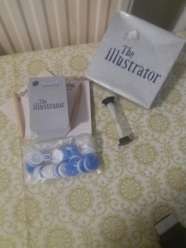The Illustrator Board game Hoegaarden, Ophalen of Verzenden, Zo goed als nieuw, Overige typen, Overige merken