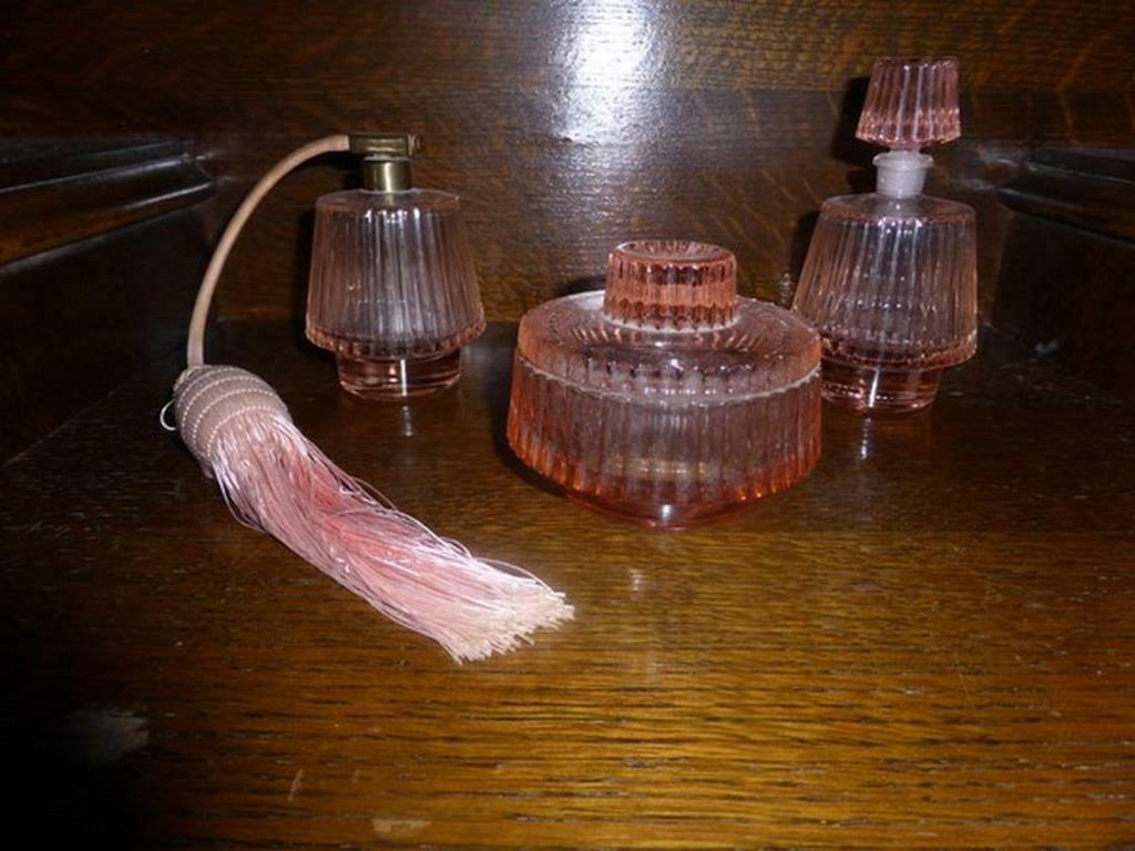 Ancien ensemble pour coiffeuse, Antiquités & Art, Enlèvement ou Envoi