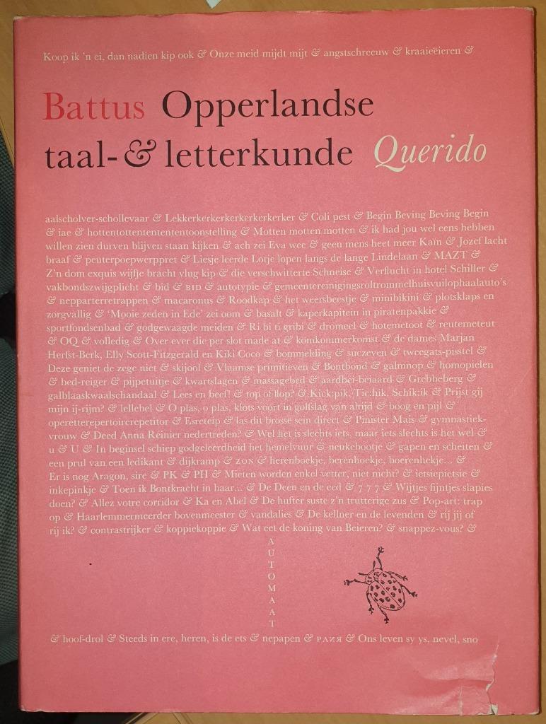 Opperlandse taal-& letterkunde, Ophalen of Verzenden, Nederland, Battus Hugo Brandt Corsti, Zo goed als nieuw
