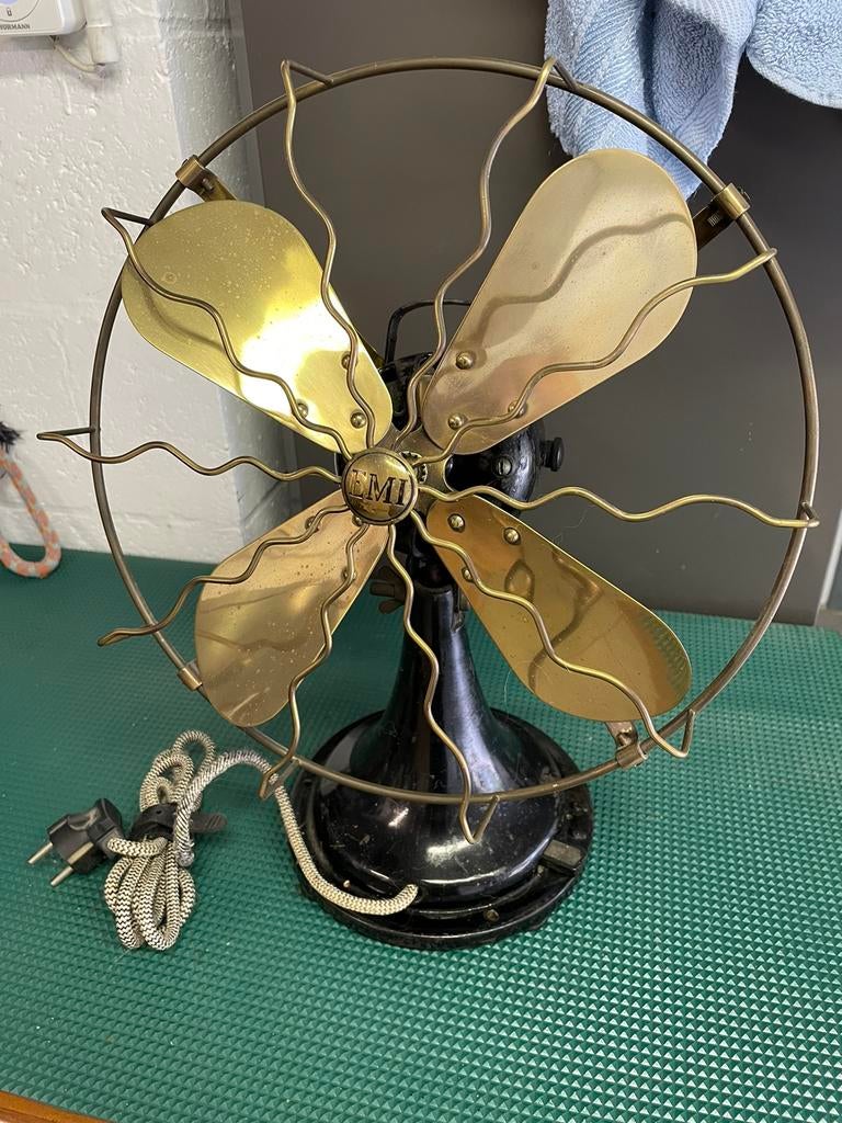 EMI vintage ventilator, Elektronische apparatuur, Ophalen of Verzenden, Gebruikt