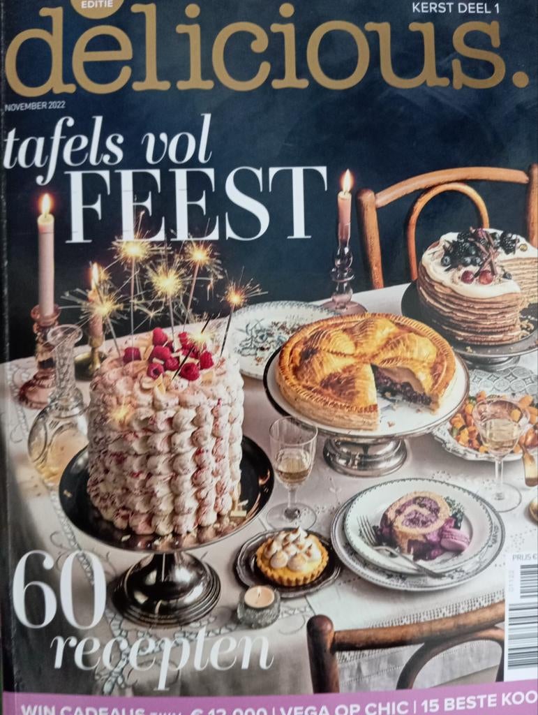 DELICIOUS herfst en kerst 1+2, Boeken, Kookboeken, Ophalen of Verzenden, Zo goed als nieuw