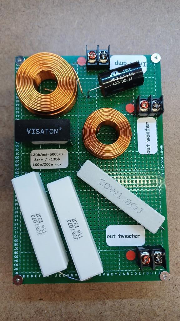 Wenst u een cross-over voor u Diy luidspreker project volgen, Overige merken, Nieuw, Ophalen of Verzenden, 120 watt of meer