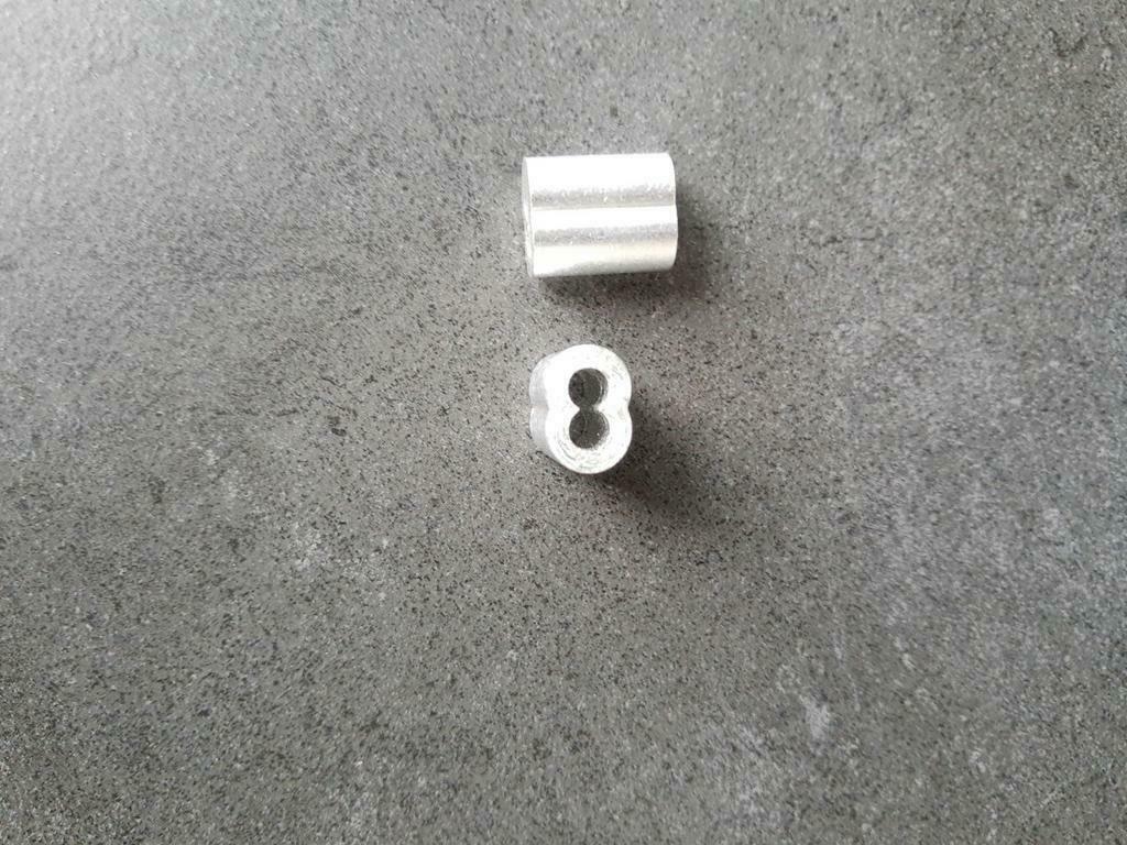 Staalkabel klemmen 4mm 50 stuks, Doe-het-zelf en Bouw, Ophalen, Nieuw