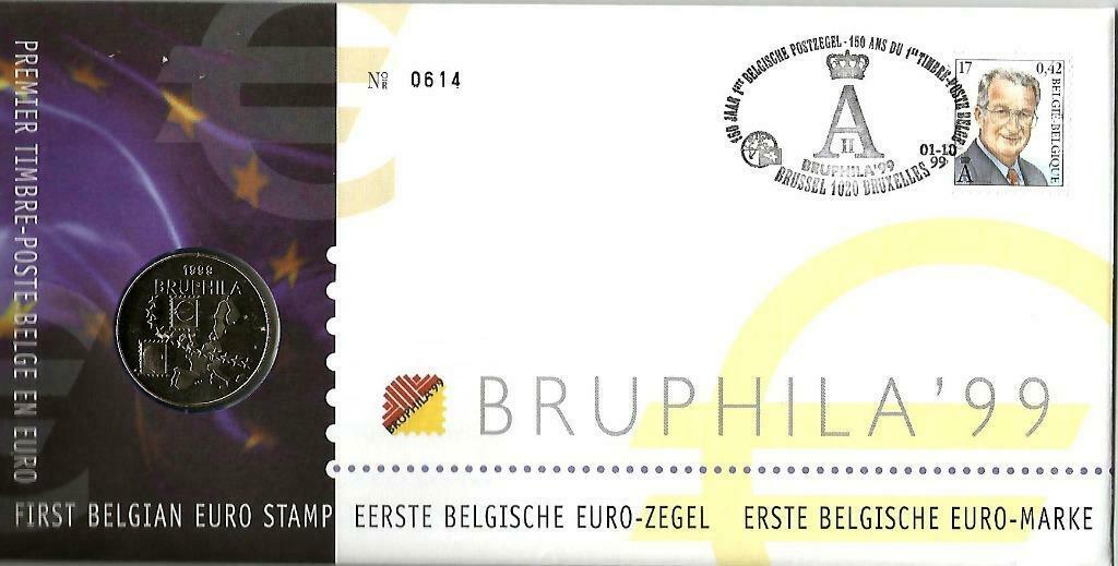 België 1999 - Numisletter OBP 2840 Albert II, Enlèvement ou Envoi, Non oblitéré, Gomme originale, Maison royale