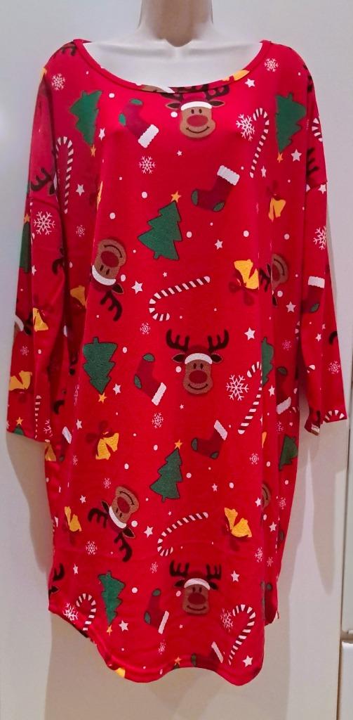 Robe de Noël ( fond rouge ), Enlèvement ou Envoi, Party collection, Comme neuf, Taille 42/44 (L)