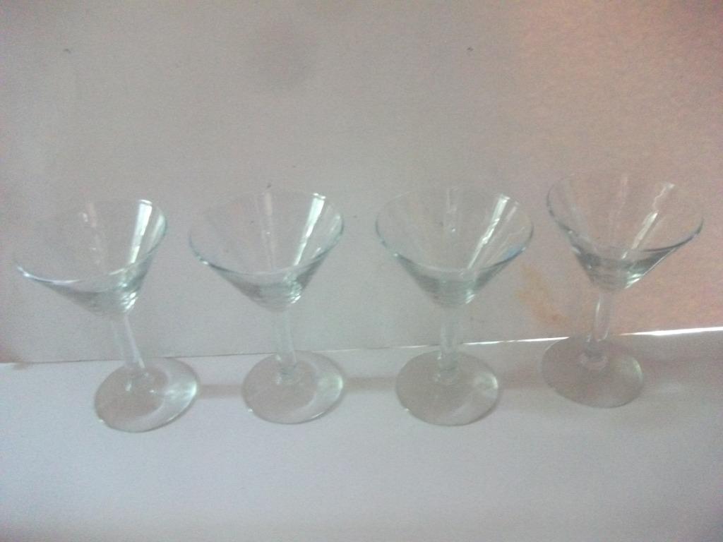 Seau à glace Martini Brut + 7 verres coctail sur pied, Enlèvement, Utilisé, Ustensile