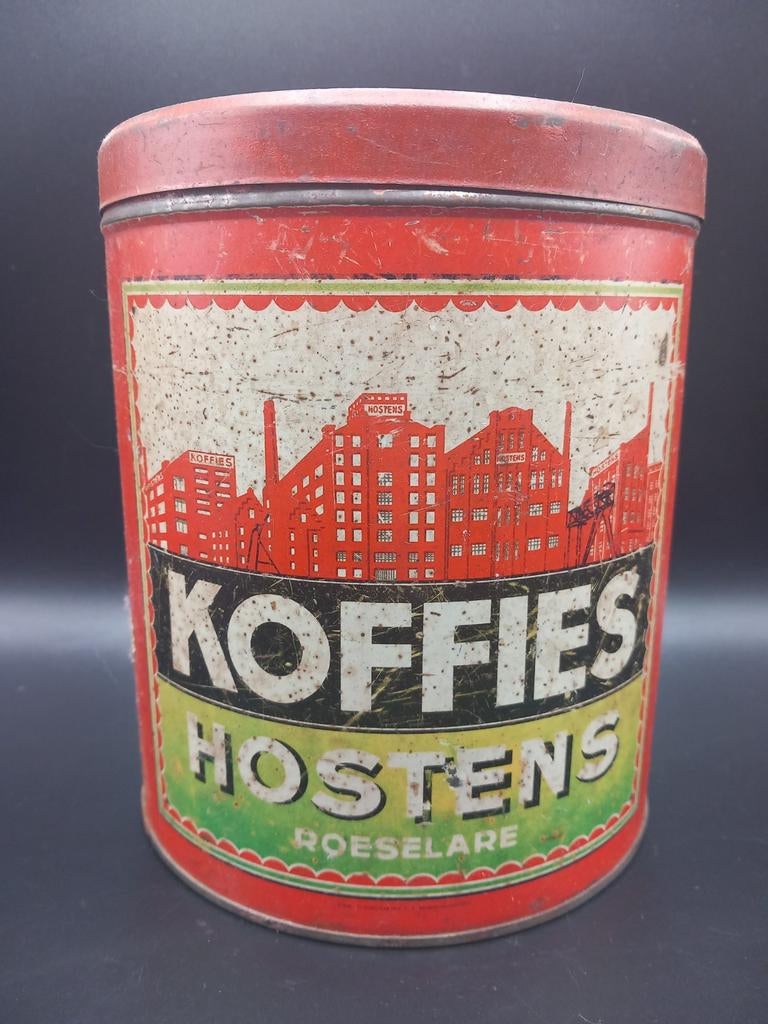 Ancienne boite à café Hostens (Roulers), Collections, Enlèvement ou Envoi, Café