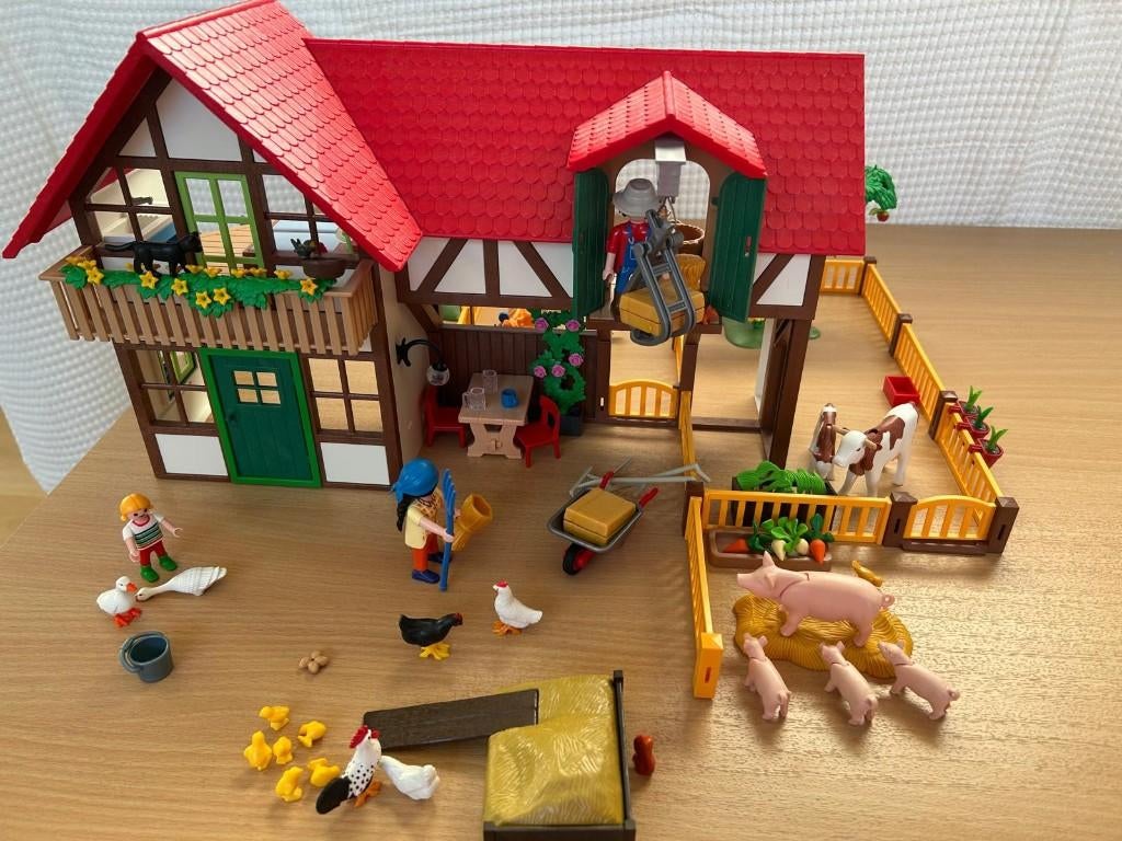 Playmobil Grote Boerderij - 6120, Ophalen of Verzenden, Zo goed als nieuw, Complete set