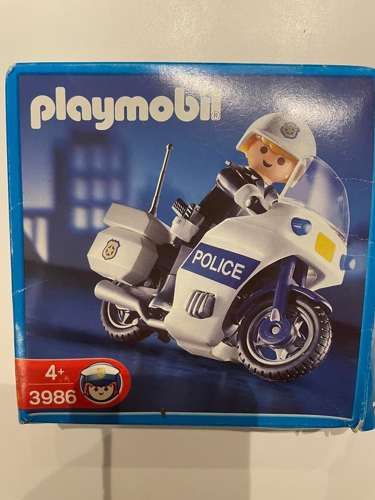 Playmobil 3986 policier en moto, Enlèvement ou Envoi, Utilisé