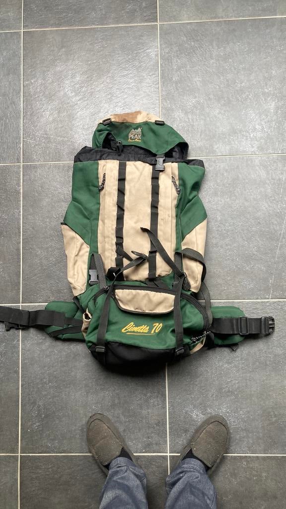 Rugzak  High Peak 70 L backpack tas, Ophalen, Gebruikt, Rugzak