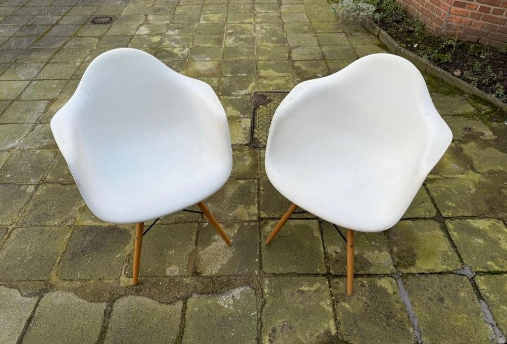 2 sièges baquets blancs, Enlèvement