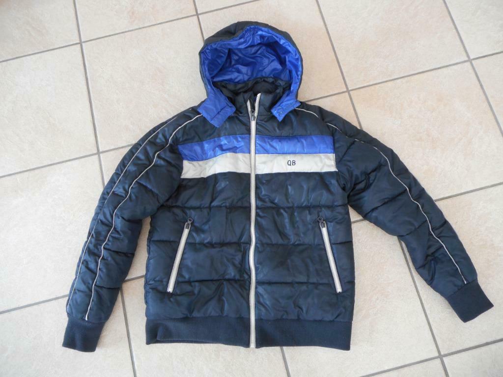 Doudoune bleue, taille 164, Enlèvement ou Envoi, Utilisé, Garçon, Manteau