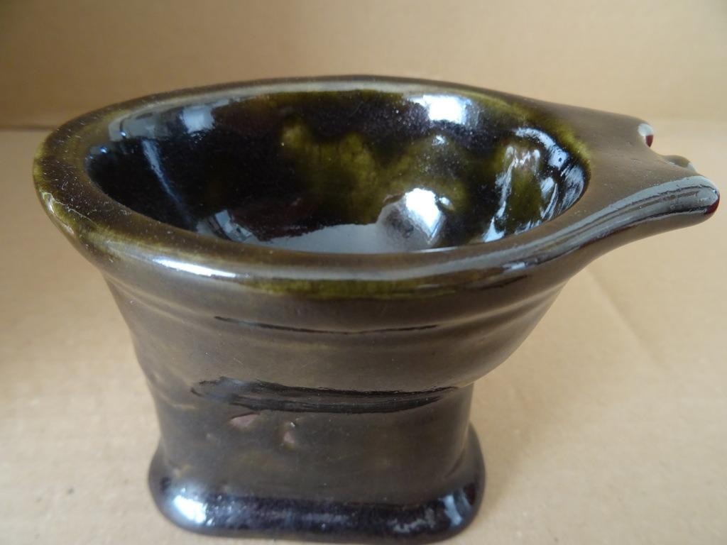 Curiosa asbak toiletpot asbak toilet wc-pot gesigneerd JT, Ophalen of Verzenden