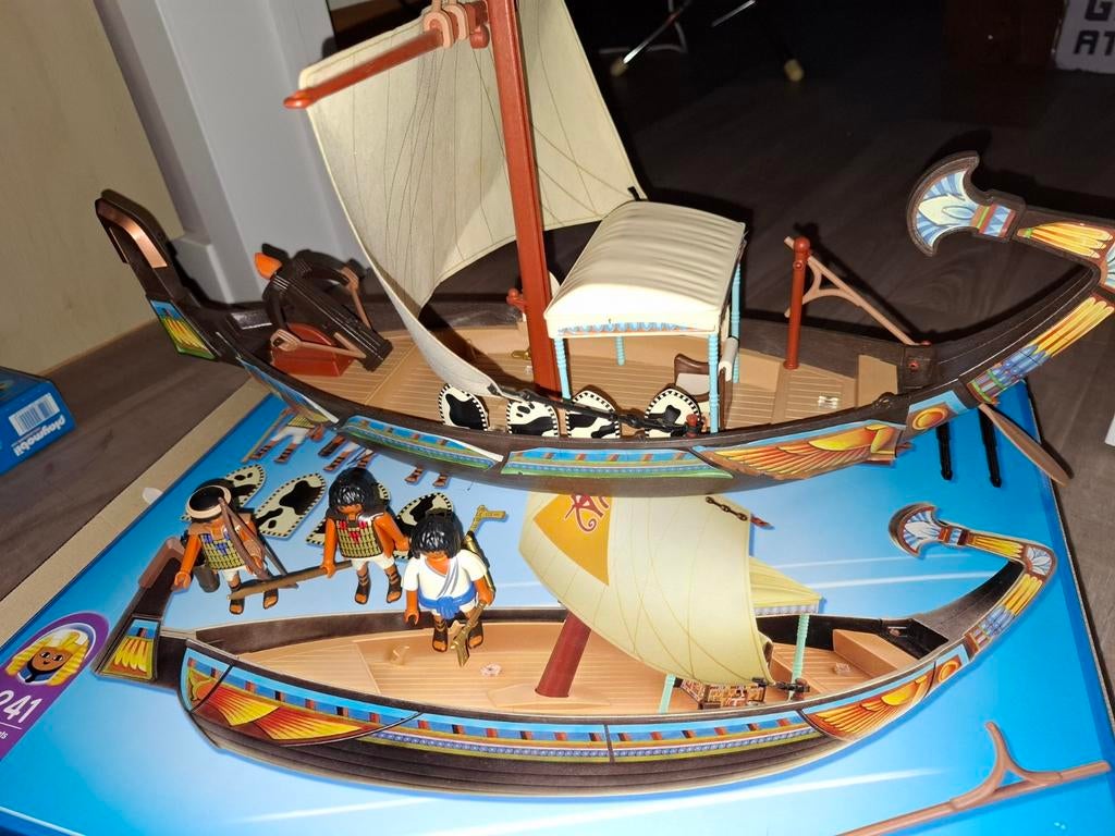 Playmobil Egyptisch zeilschip., Enlèvement