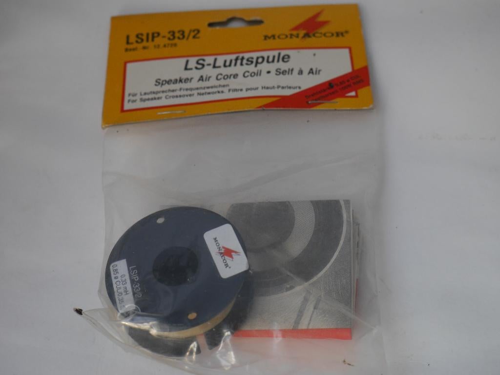 MONACOR LSIP-33/2  Self à Air pour HP, Enlèvement ou Envoi, Neuf