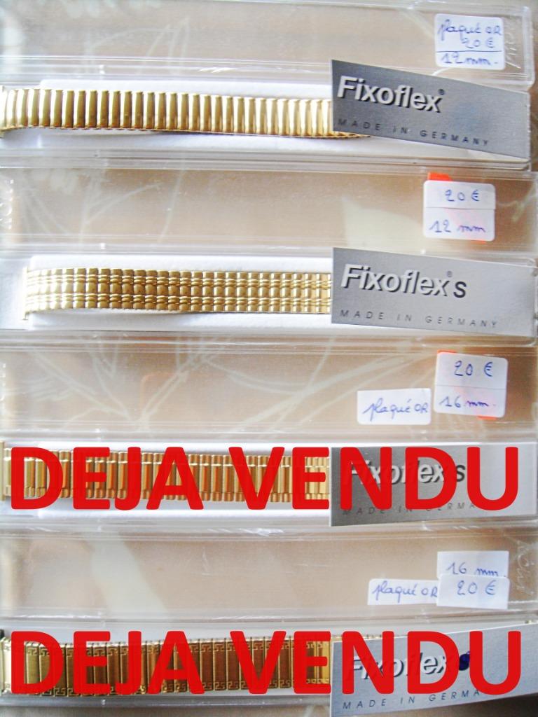 Bracelet Fixoflex extensible plaqué or 12, 18 ou 20 mm, Bijoux, Sacs & Beauté, Bracelets, Neuf, Autres matériaux, Or, Enlèvement ou Envoi