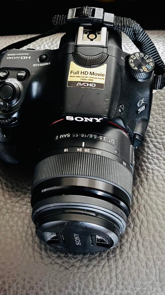 Sony spiegelreflexcamera A ,standaard lens + telelens., Ophalen, Zo goed als nieuw, Spiegelreflex, Sony
