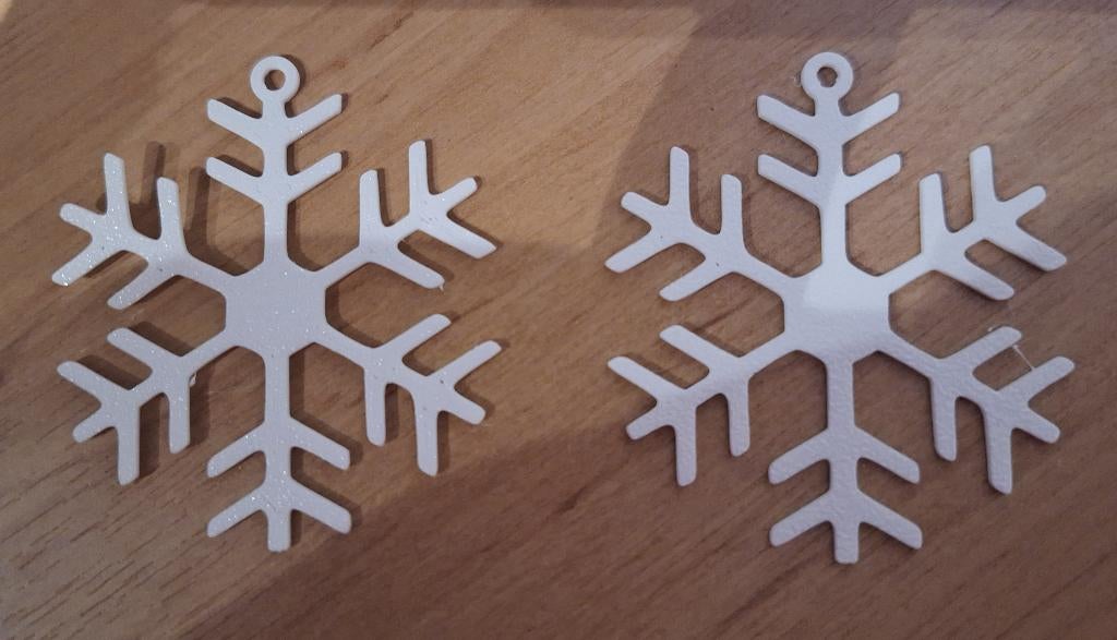 Set van 2 originele 3D geprinte kersthangers (10), NIEUW, Diversen, Kerst, Nieuw, Ophalen of Verzenden