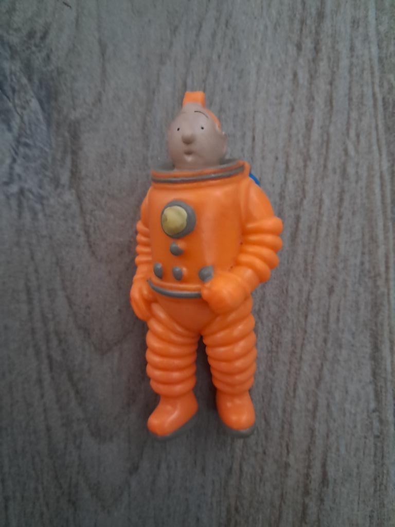 KUIFJE " LU Ruimtevaart popentje ", Ophalen of Verzenden, Kuifje, Zo goed als nieuw, Beeldje of Figuurtje
