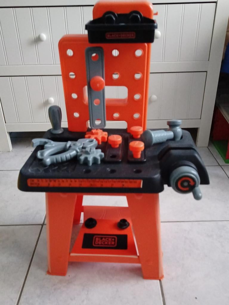 Smoby Black en Decker werkbank, Ophalen, Gebruikt