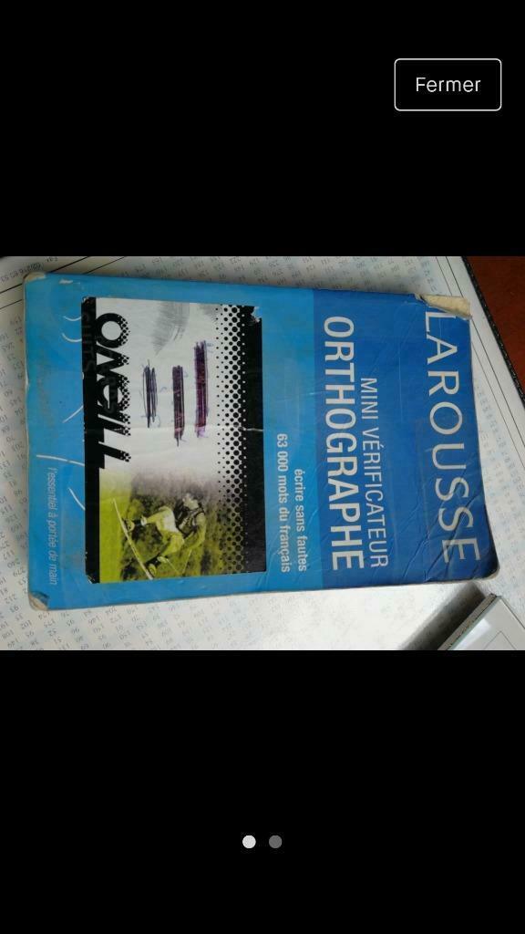 Mini vérificateur d'orthographe Larousse, Enlèvement ou Envoi