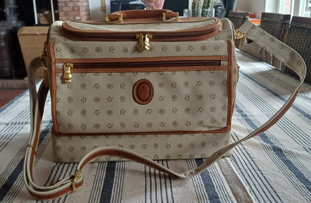 Beauty case vanity case Toilette tas, Enlèvement, Comme neuf, Beige, Softcase