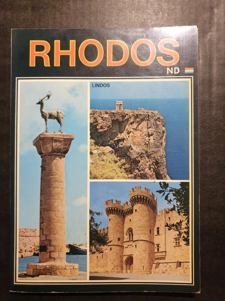RHODOS met plattegrond stad Rhodos + eiland, Ophalen of Verzenden, Gelezen, Europa, Reisgids of -boek
