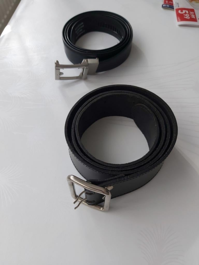 2 belles ceintures noires taille 115. Super état !, Enlèvement ou Envoi, Comme neuf